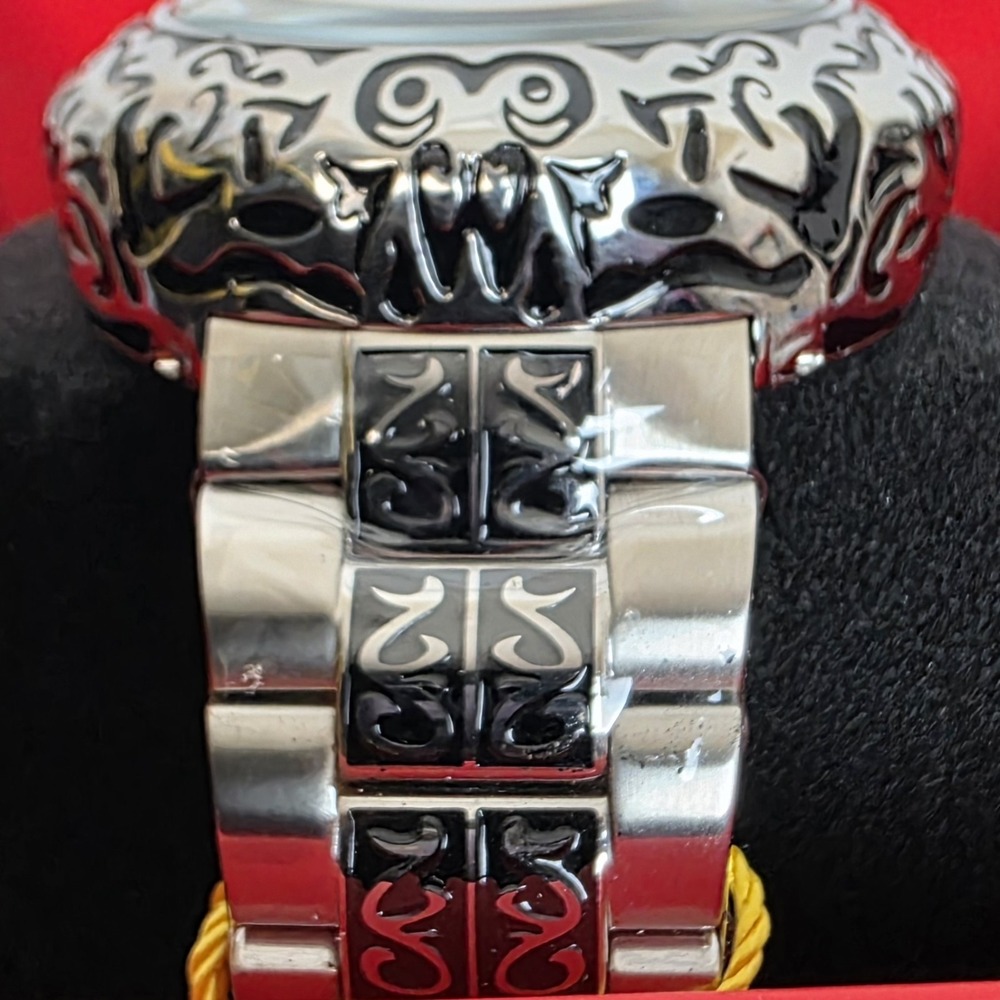 NEW Invicta Artist Skull Men's Watch - 50.5mm, Steel, Black (31907) #1048 - Picture 6 of 7